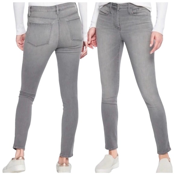 Athleta Denim - ATHLETA Sculptek Gray Mid Rise Skinny Jeans Size 4